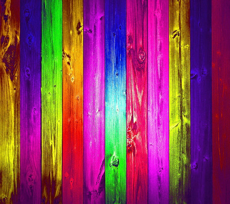 Colorful Wood, abstract, HD wallpaper | Peakpx