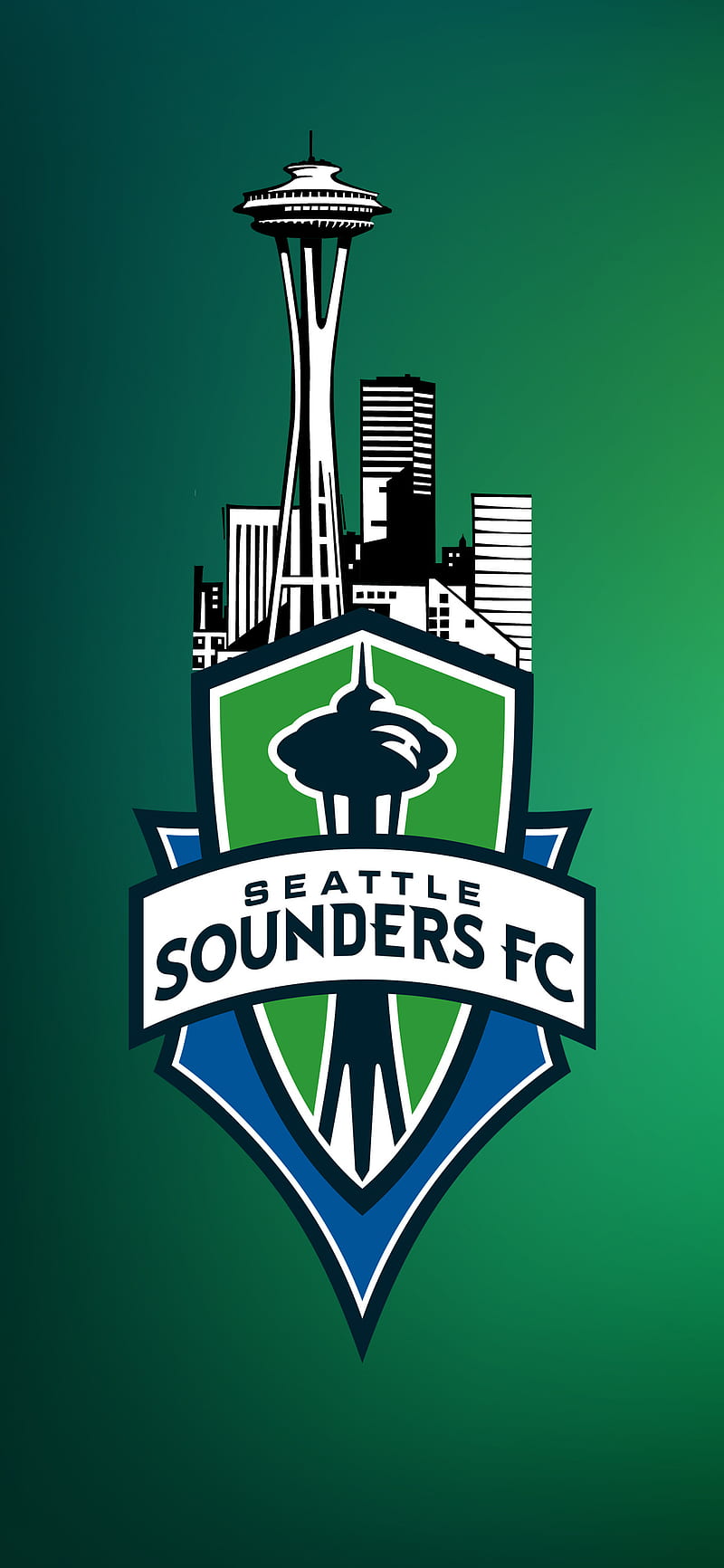 Seattle Sounders, football, green, mls, soccer, HD phone wallpaper