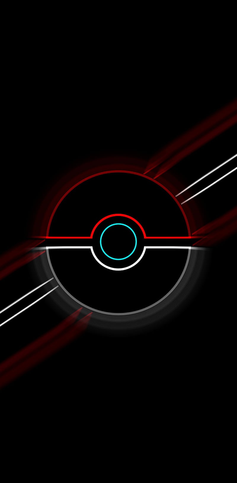 Pokemon, game, poke ball, red, simplistic, HD phone wallpaper