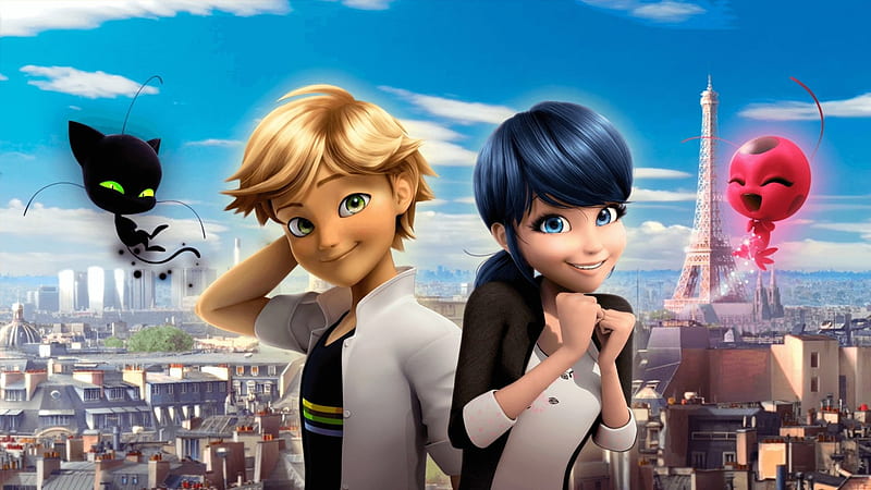 Miraculous: The Tales of Ladybug and Cat Noir, Miraculous Ladybug, Miraculous, Adrien, Cartoon, Marinette, HD wallpaper