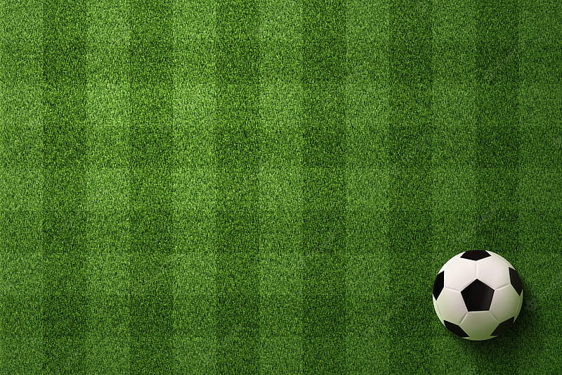 Premium . Soccer ball on soccer field background, Soccer Pitch, HD wallpaper