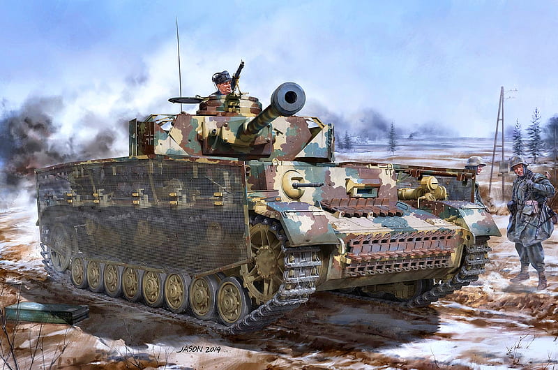 Tanks, Panzer IV, Artistic, Soldier, Tank, HD wallpaper