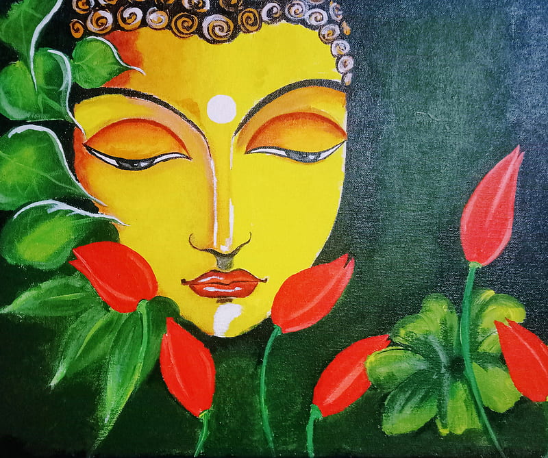 Peaceful Buddha, buddha, inner peace, HD wallpaper