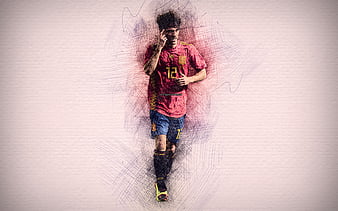 Jordi Alba Spanish football team, artwork, Alba, soccer, footballers ...