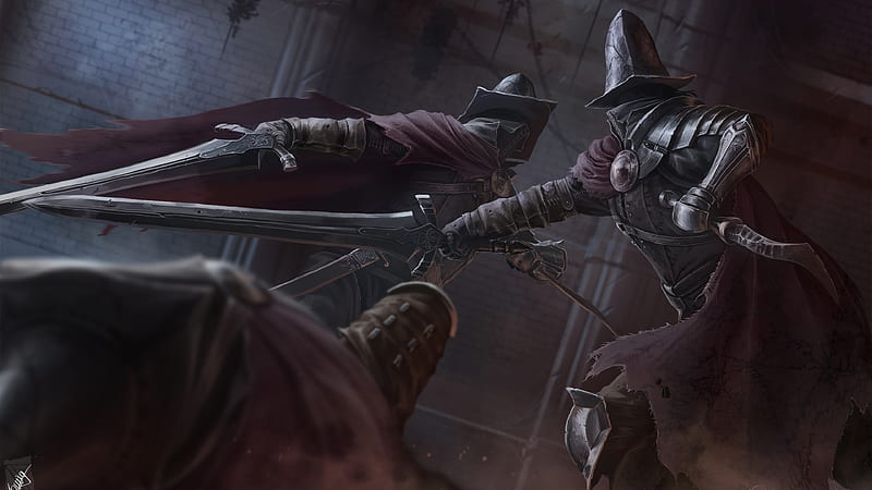 Dark Souls Armor Dagger Fight Sword Warrior Games, HD wallpaper