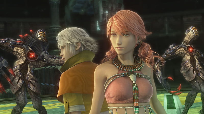 Final Fantasy XIII Vanille And Hope, hope, vanille, 13, final fantasy, oerba dia vanille, xiii, hope estheim, HD wallpaper