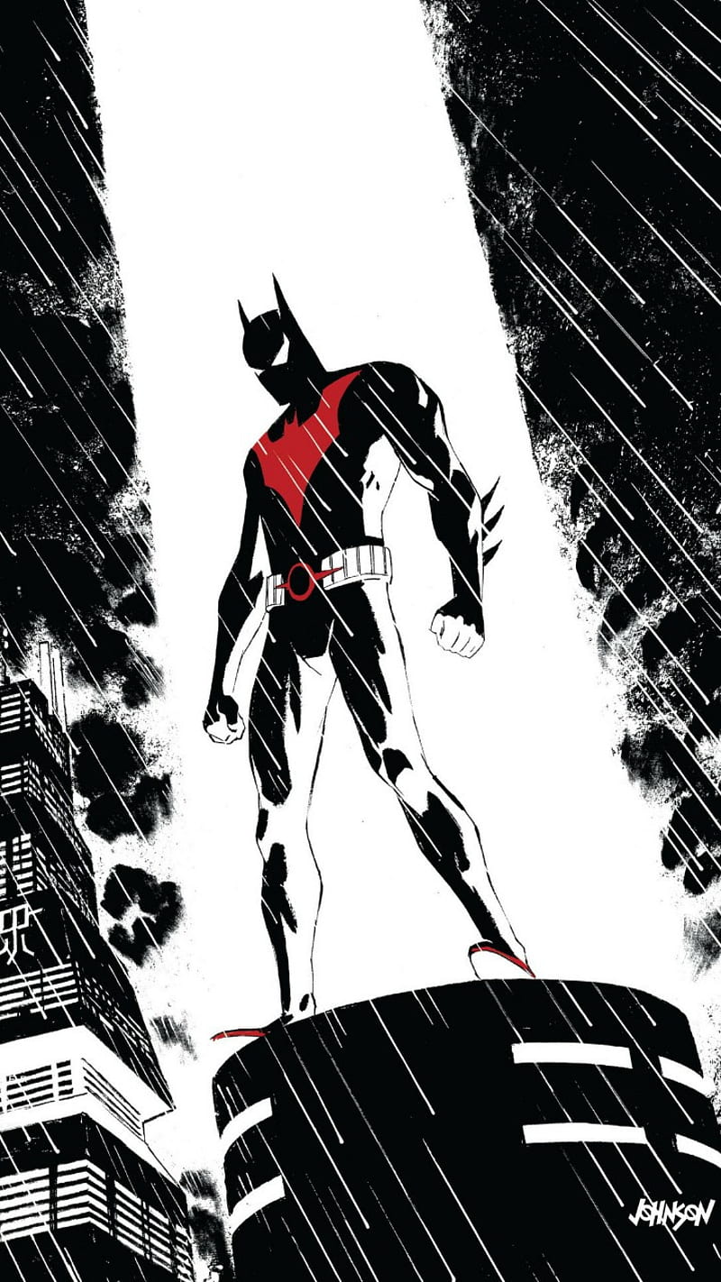 Cartoon Batman, bat, bat mobile, batman, black, cartoon, drawing, marvel,  red, HD phone wallpaper | Peakpx