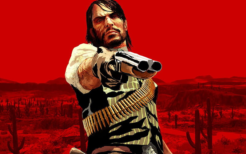 red dead, game, shooter, HD wallpaper