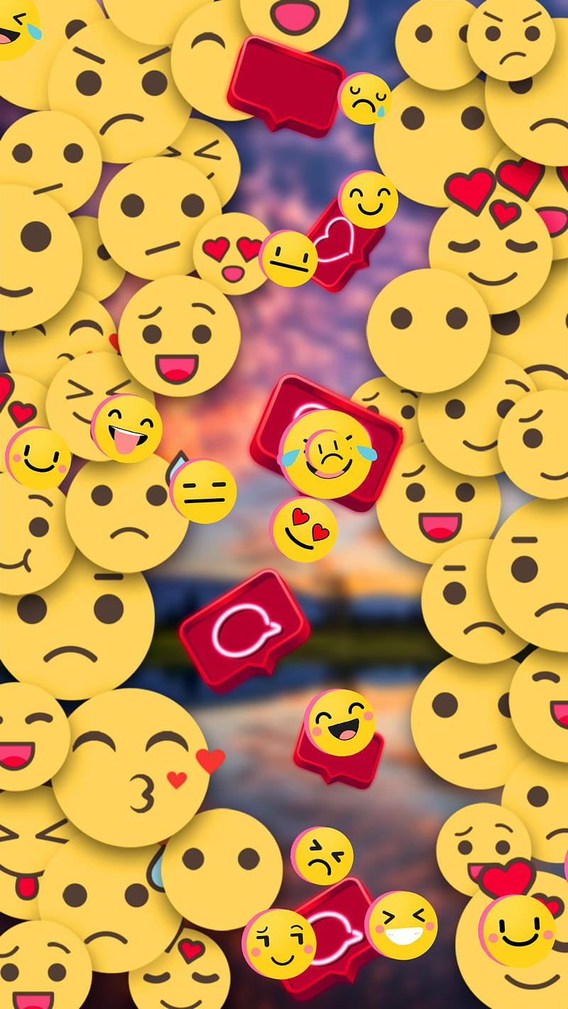 emoji wallpaper we heart it