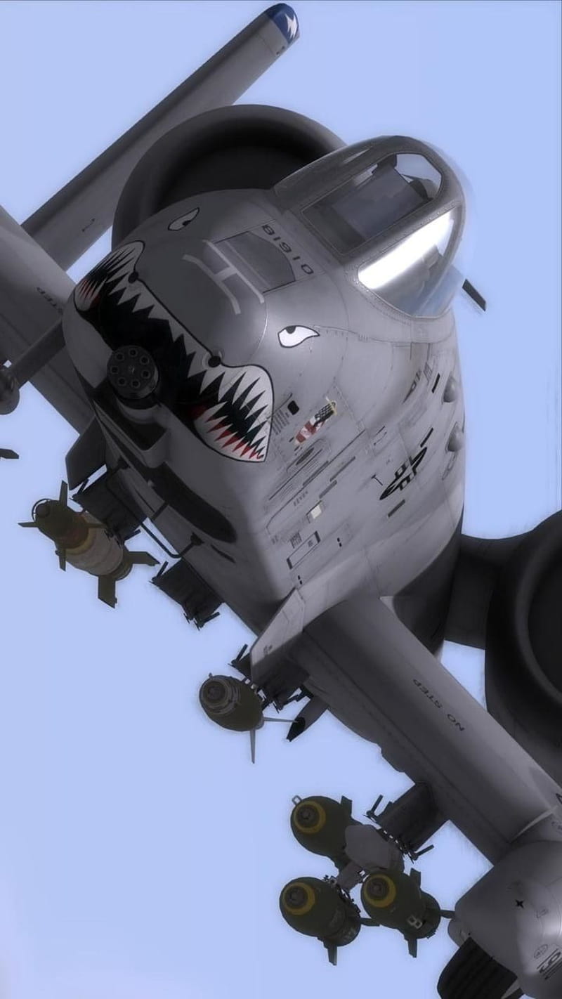 A-10 Thunderbolt jet, air, jets, plane, HD phone wallpaper
