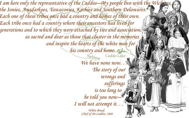 words of white bread chief of the caddos 1888, bread, words, white, americans, chief, native, HD wallpaper