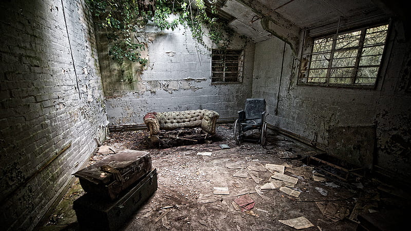 The Room Abandoned , spooky, haunted house, scary, frightening, haunted, room, ghostly, abandoned, HD wallpaper