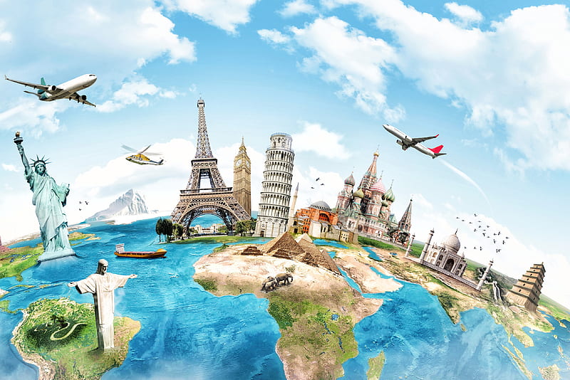 Package tour Travel Agent Flight Tour operator, Travel, city, computer  Wallpaper, world png | PNGWing