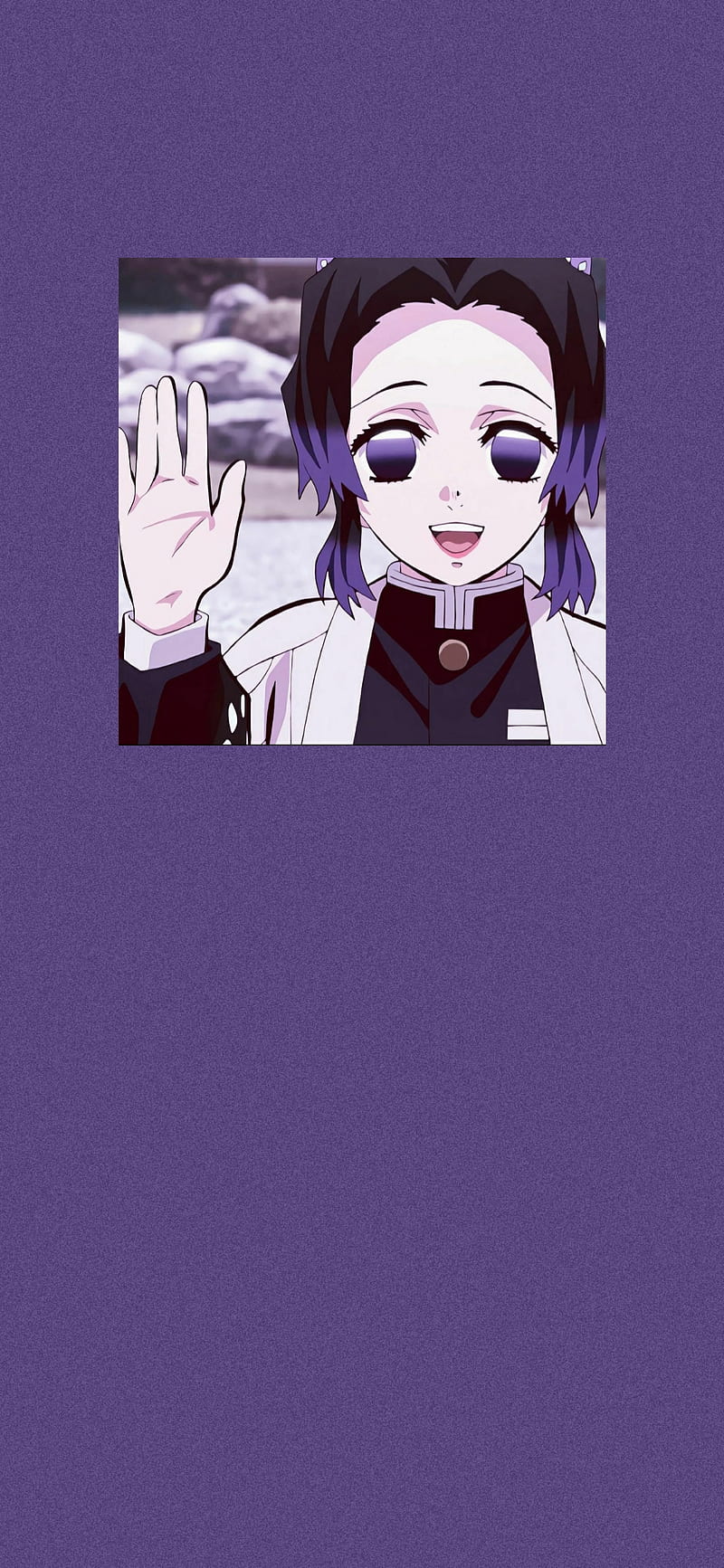 Shinobu Kocho, anime, anime girl, demon slayer, inosuke, nezuko, purple, tanjiro, zenutsu, HD phone wallpaper