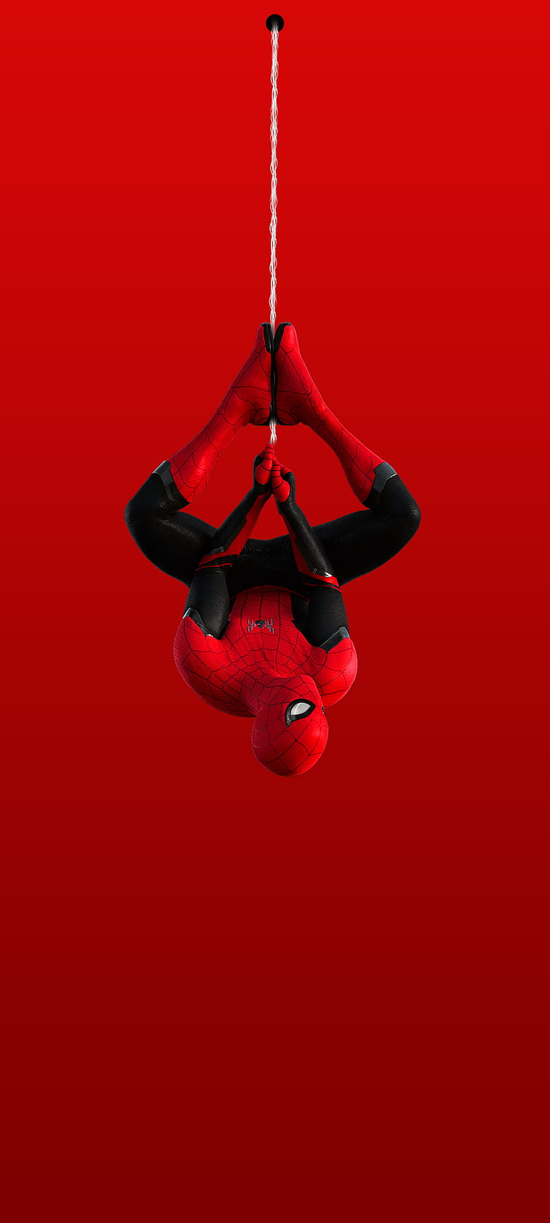 Spider man 2, red, character, samsung, marvel, s10, cartoon, disney, spider man, graphics, animation, HD phone wallpaper