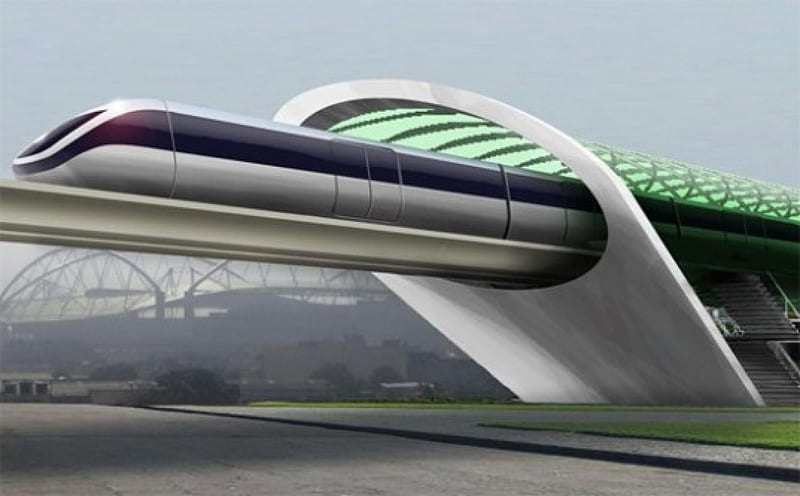 hyperloop, track, train, monorail, HD wallpaper