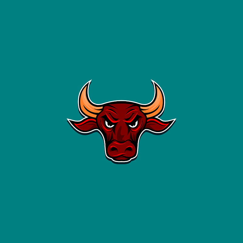 Bull, angry, horns, vector, HD phone wallpaper | Peakpx