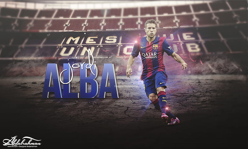 Soccer, Jordi Alba, Camp Nou , FC Barcelona , Spanish, HD wallpaper