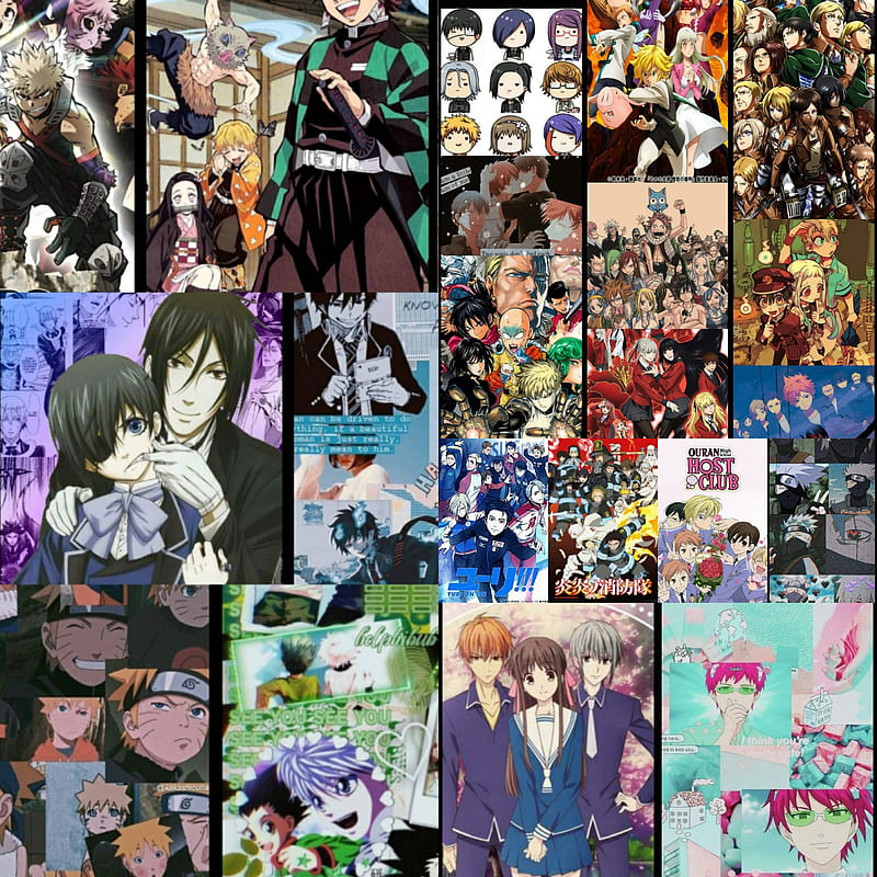 Anime Mashup, HD phone wallpaper | Peakpx
