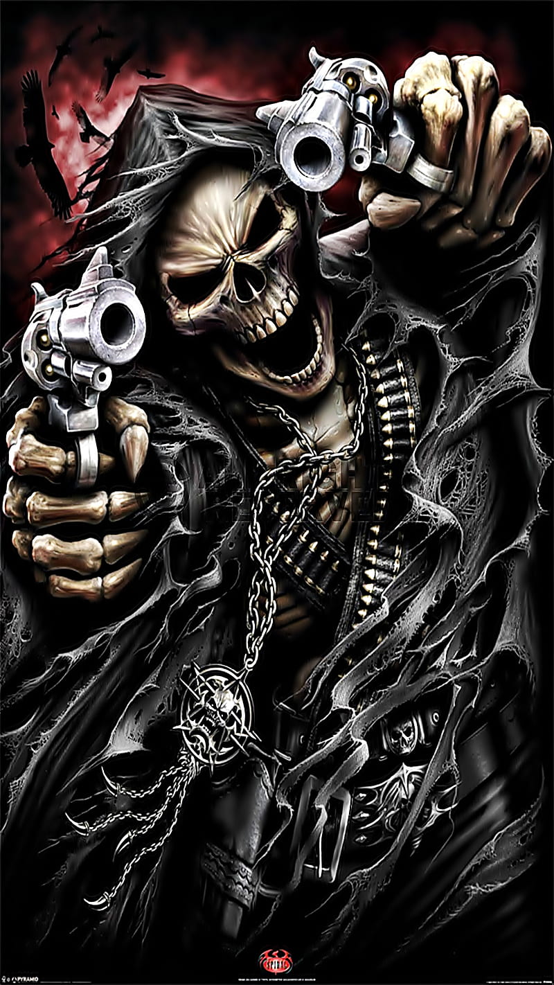 The hood ghost rider, reaper, grim, skull, king, fantasy, HD phone  wallpaper | Peakpx