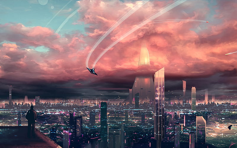 Sci Fi, City, HD wallpaper