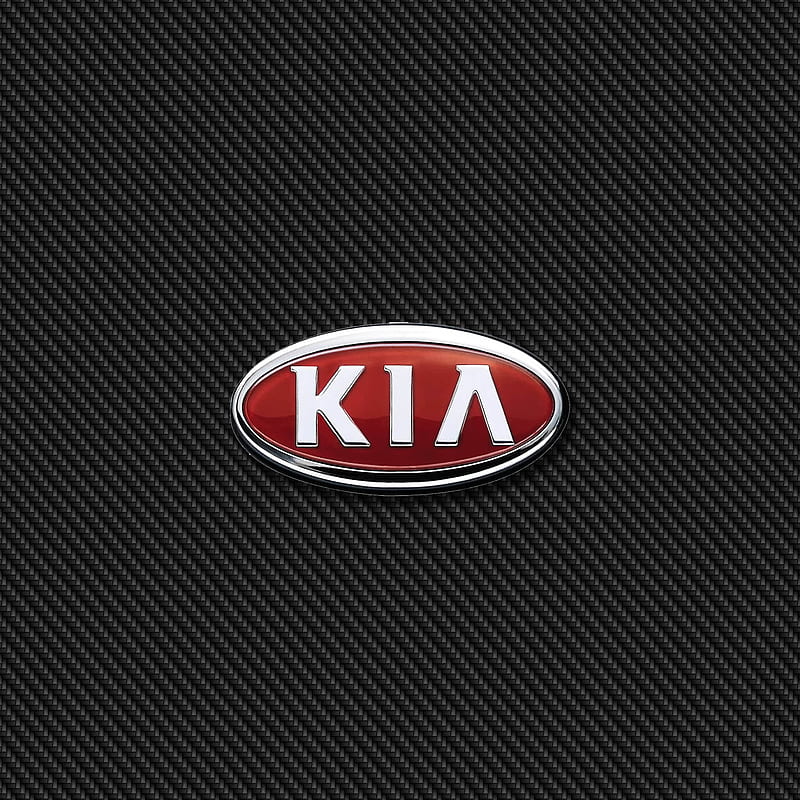 Kia Carbon, badge, emblem, logo, HD phone wallpaper