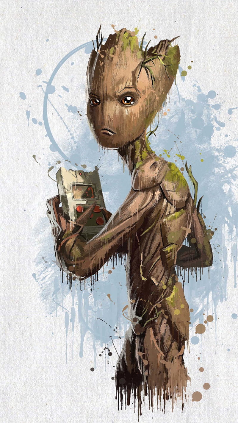 Groot - The Guardians of the Galaxy , the guardians of the galaxy, avenger, super hero, tree man, HD phone wallpaper