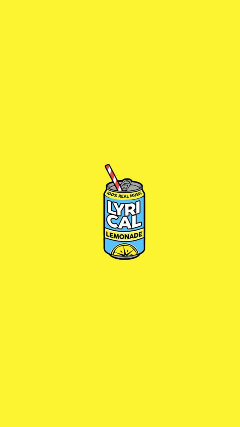 Lyrical lemonade, lemon, logo, logos, trap, yellow, HD phone wallpaper