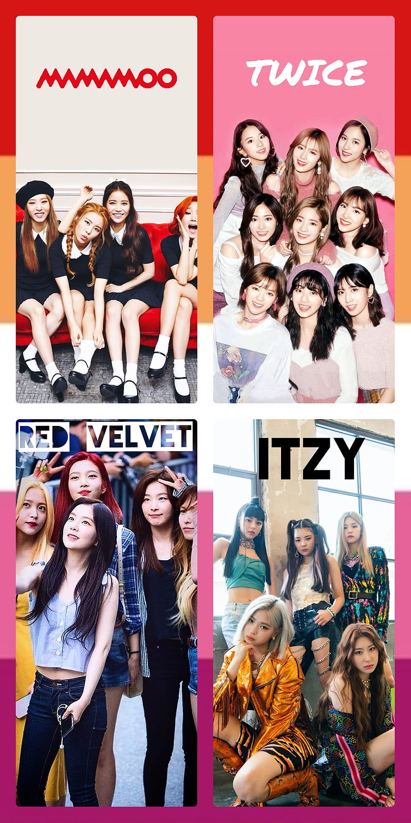 Kpop Girls Stan Girls Group Itzy Lesbian Mamamoo Red Velvet Twice Hd Phone Wallpaper Peakpx