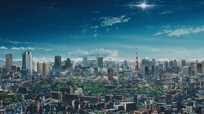 Eyes Light U City Anime city [] for your , Mobile & Tablet. Explore Anime Building . Building, HD wallpaper