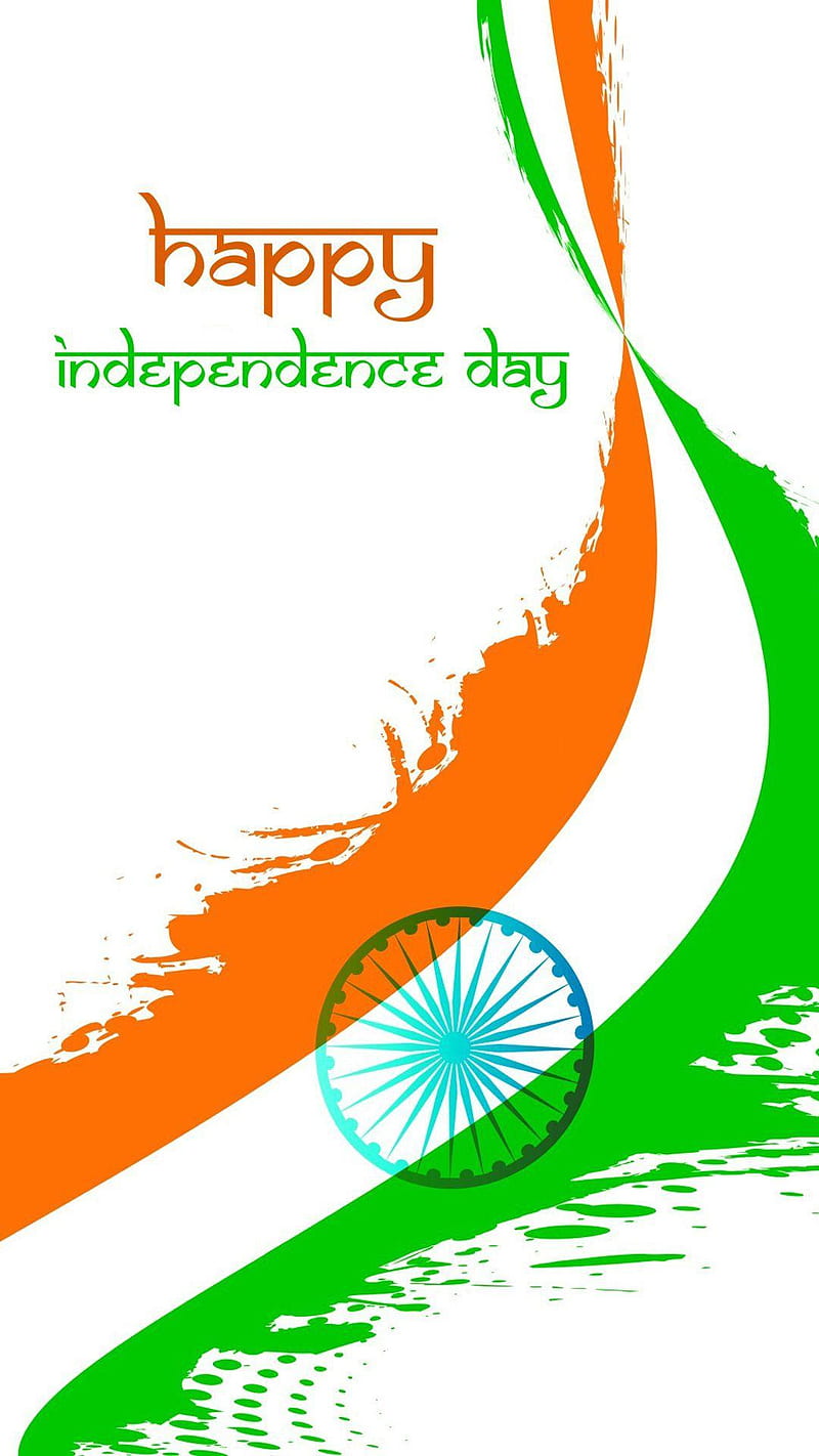 Independence Day, flag, tri colour, august, dom, republic, india, indian, HD phone wallpaper