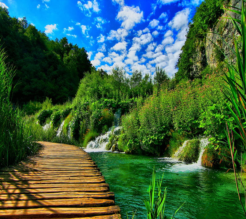 Wonderful Nature, waterfall, HD wallpaper