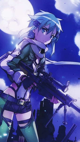 Sinon Sao Swordartonline Hd Phone Wallpaper Peakpx