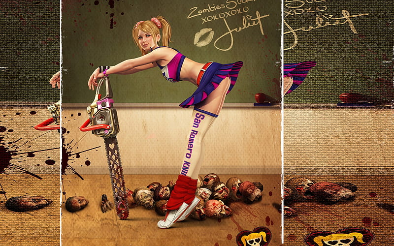 Video Game Lollipop Chainsaw HD Wallpaper