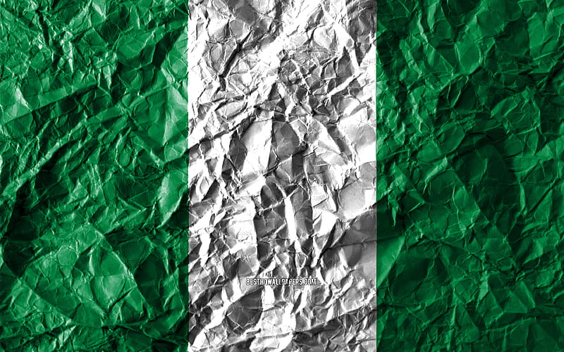 nigerian-flag-crumpled-paper-african-countries-creative-flag-of