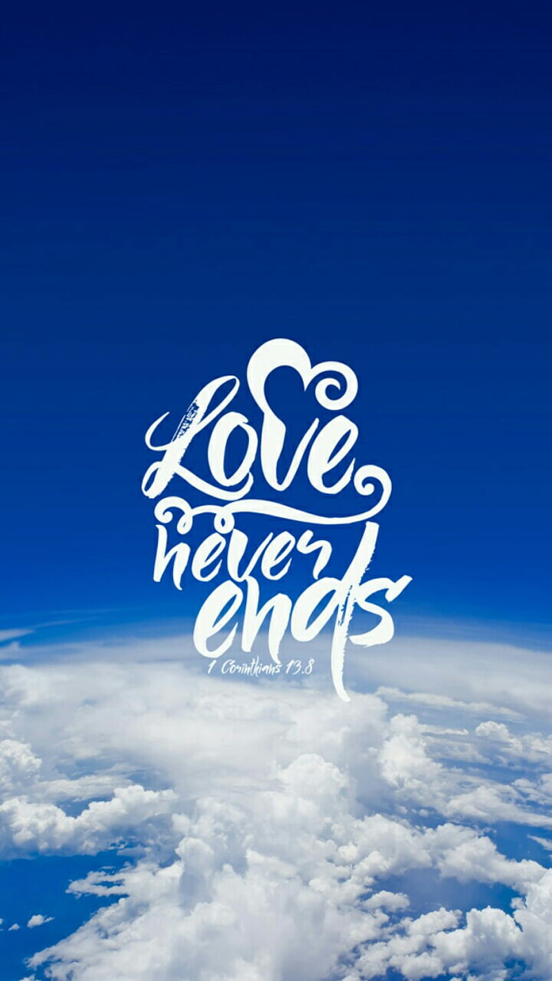 Bible Verse, love never ends, HD phone wallpaper | Peakpx