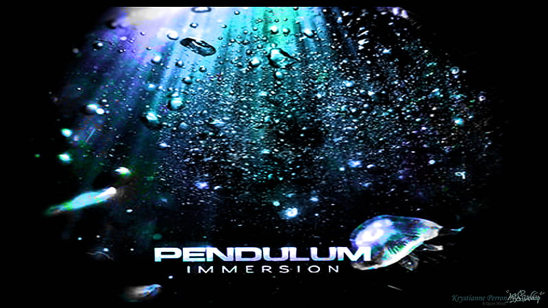 Pendulum Immersion, pendulum, immersion, water, effects, color, waves, HD wallpaper