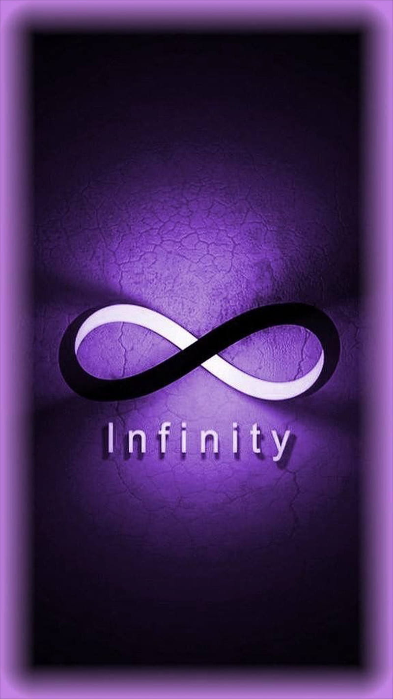 Infinity, edge, logo, purple, sign, HD phone wallpaper