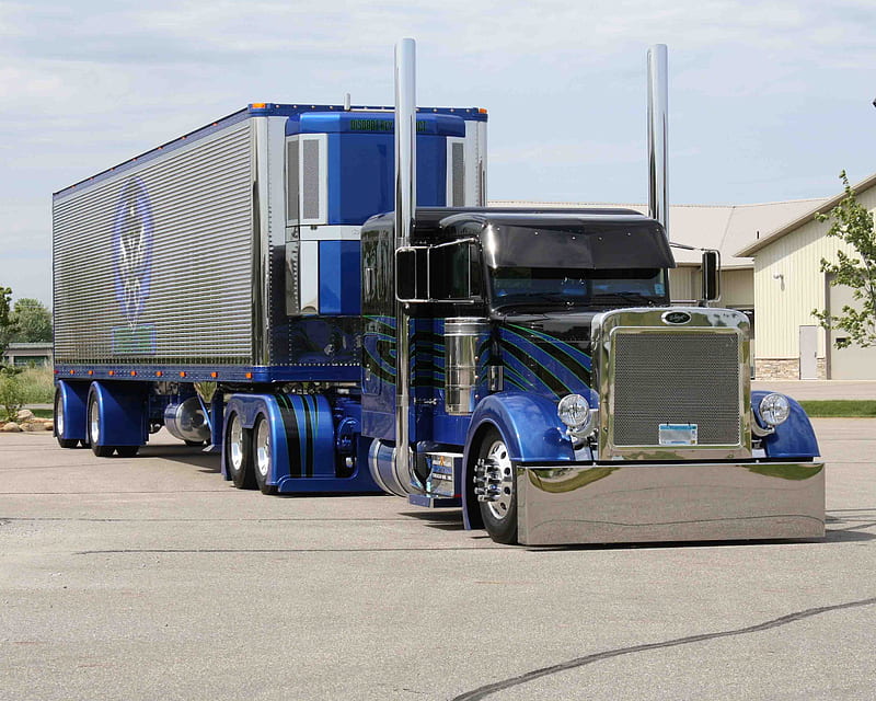Peterbilt, big rig, truck, usa, HD wallpaper