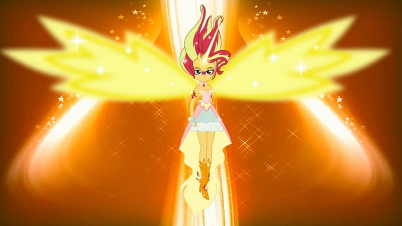 Daydream Shimmer , Pretty, Sunset Shimmer, background, bonito, mlp, My Little Pony, TV Series, magical girl, Cool, Awesome, Movies, Cartoons, sfw, Equestria Girls, Wings, ps3 , My Little Pony Friendship is Magic, cute, kawaii, Daydream Shimmer, Friendship Games, HD wallpaper