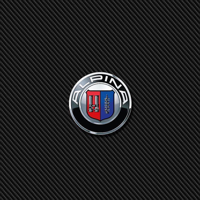 Alpina Carbon, alpina, badge, bmw, emblem, logo, HD phone wallpaper