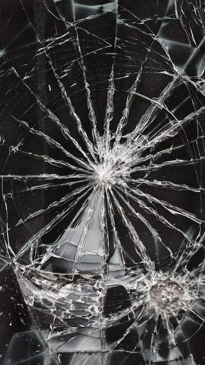 Broken, glass, shattered, HD phone wallpaper
