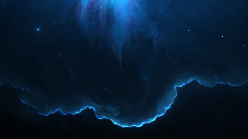 Fishtank Nebula, 3d, Starkiteckt, galaxies, space, digital art, HD wallpaper