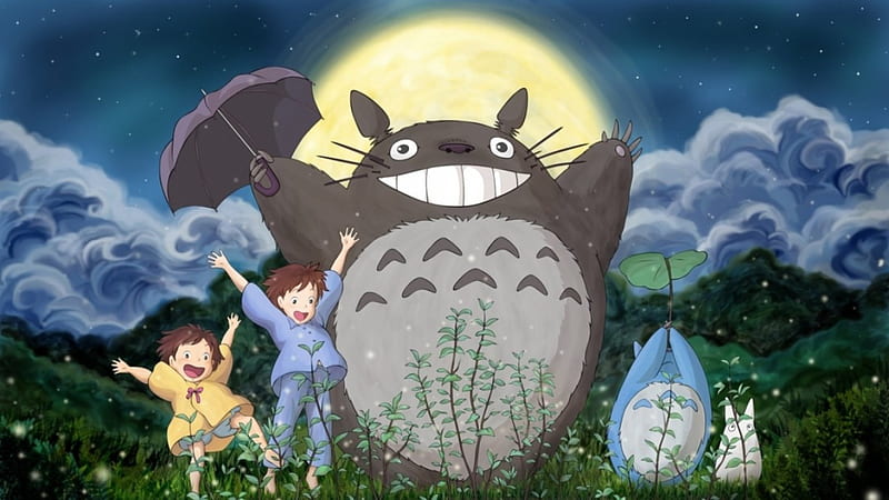 My neighbor Totoro, Totoro, Anime, Movie, Cat, HD wallpaper | Peakpx