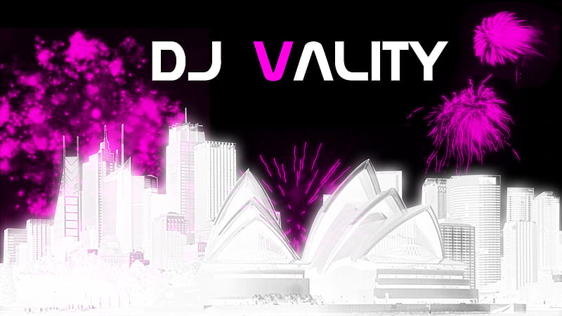 DJ Vality 4, firework, city, sydney, dj, vality, HD wallpaper