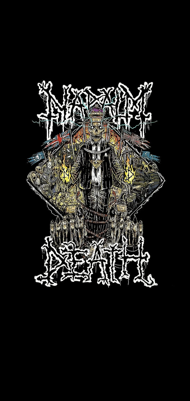 / Music Napalm Death Phone , Death Metal,, Art Death Metal, HD phone wallpaper
