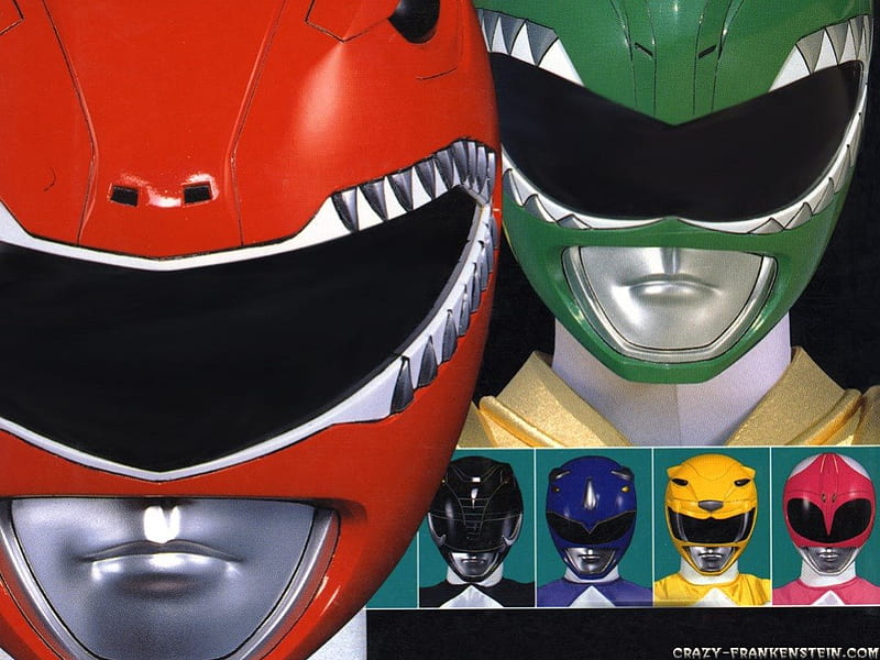 Mighty Morphin Power Rangers, red, rangers, morphin, black, yellow, power,  green, HD wallpaper | Peakpx