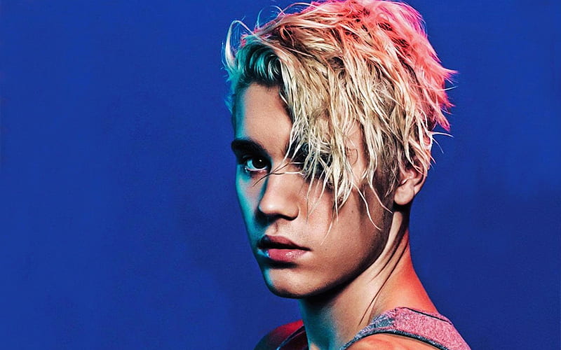 Justin Bieber, Canadian singer, portrait, hoot, young American star, USA, HD wallpaper