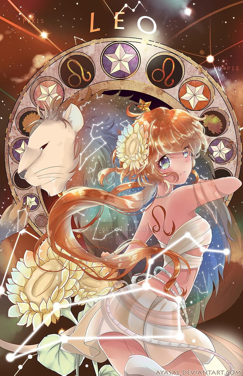 Leo anime zodiac HD phone wallpaper  Peakpx