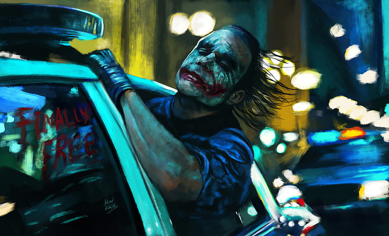 Joker ly Drive, joker-movie, joker, superheroes, supervillain, HD wallpaper